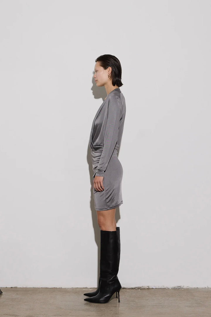 ENVELOPE 1976 Opening Dress Short Grey - Dale