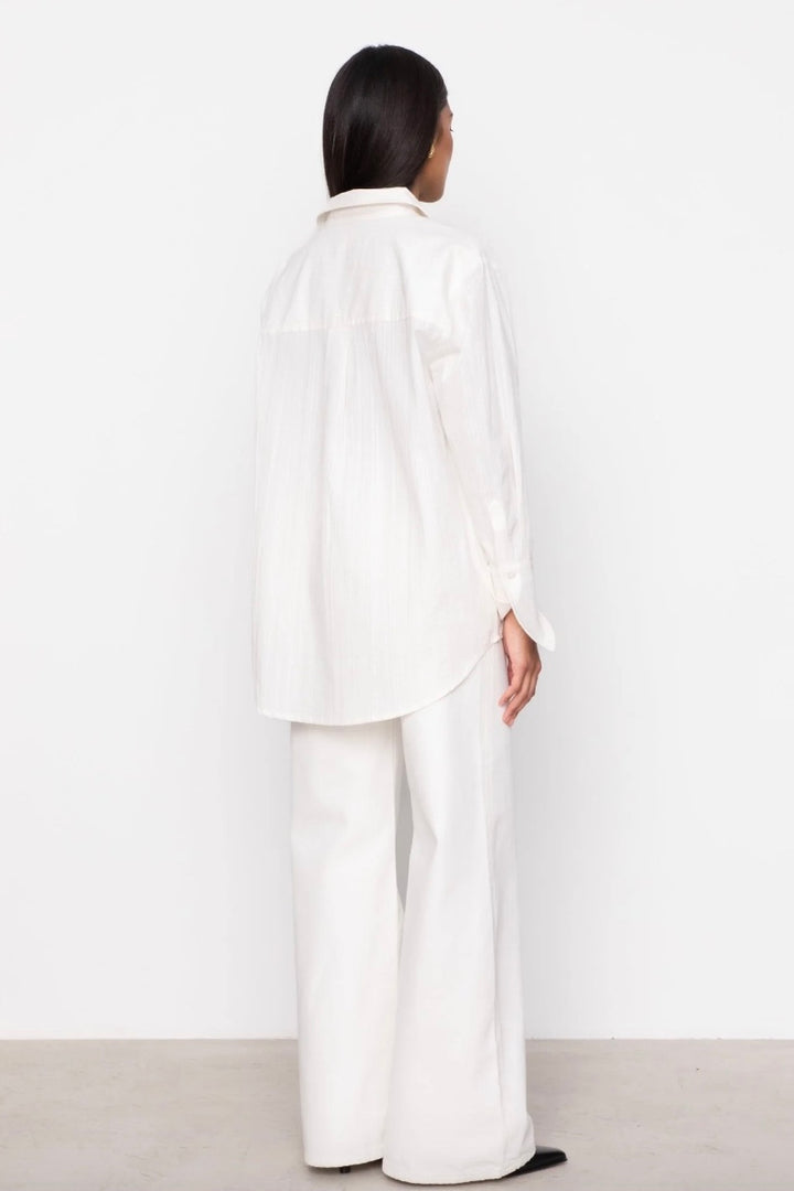 CAMILLA PIHL Bibi Crepe Shirt White - Dale
