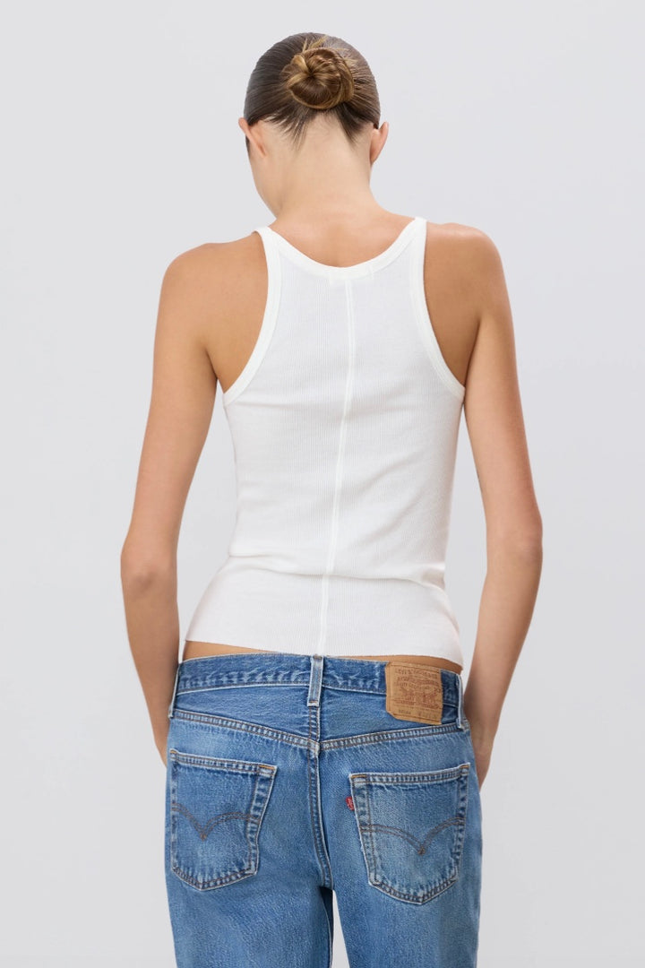 ETERNE Rib Tank Ivory - Dale