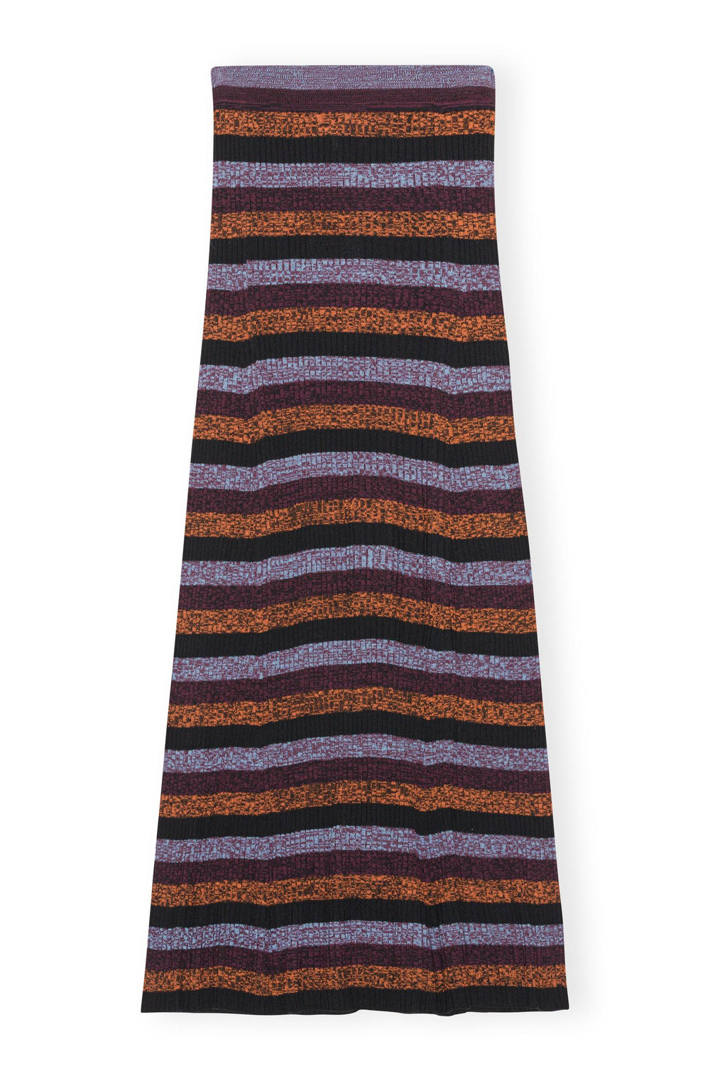 GANNI Sprayed Merino Rib Maxi Skirt - Dale