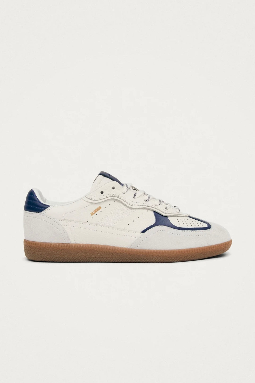 Tb.490 Rife Grain White Navy Leather Sneakers