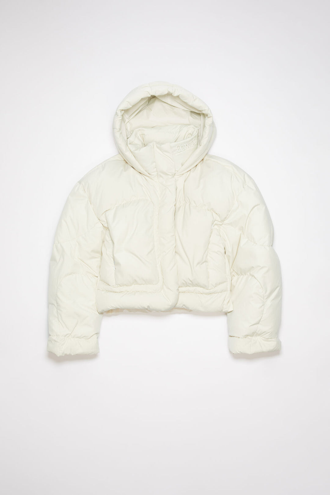 ACNE STUDIOS Hooded puffer jacket - Porcelain White - Dale