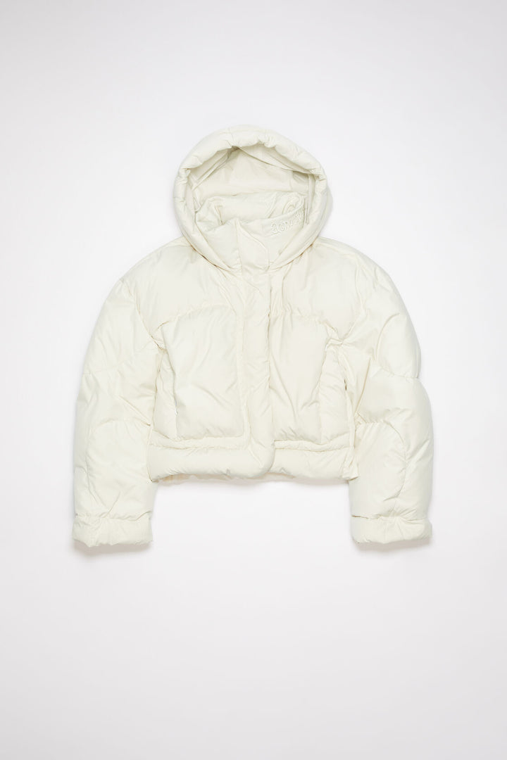 ACNE STUDIOS Hooded puffer jacket - Porcelain White - Dale