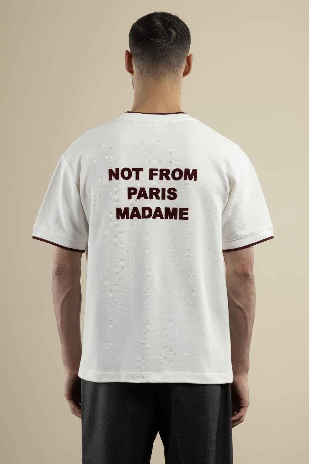 Le Tshirt Slogan Piqué