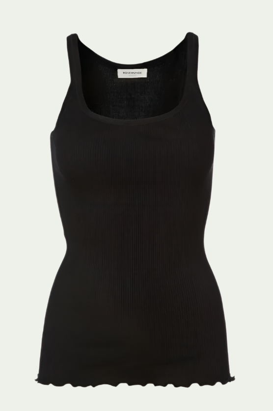 ROSEMUNDE Belle Silk top Black - Dale