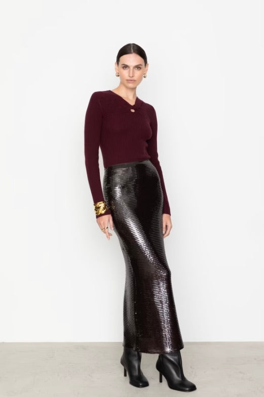 CAMILLA PIHL Eclipse Sequin Skirt - Dale