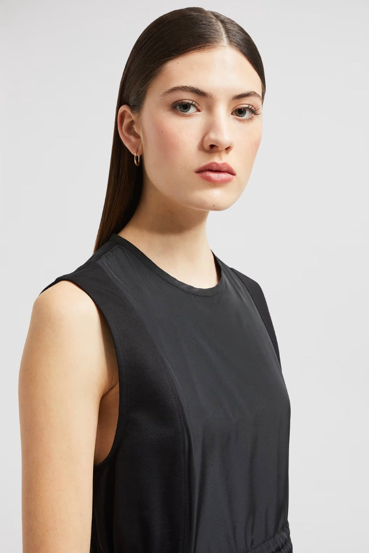 MONCLER Cotton Knee-Length Dress Black - Dale