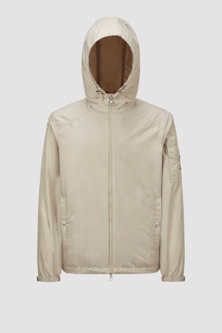 MONCLER Etiache Hooded Rain Jacket Beige - Dale