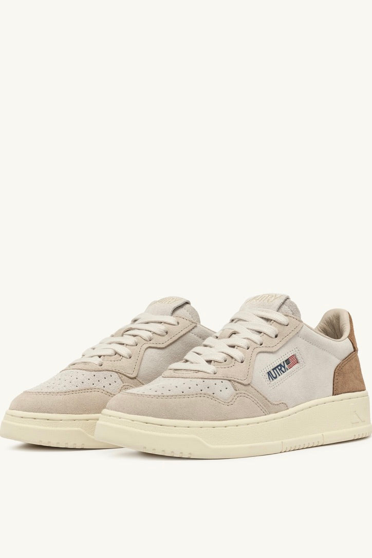 AUTRY Medalist Low Women Suede Sneaker Sand/Cigar - Dale