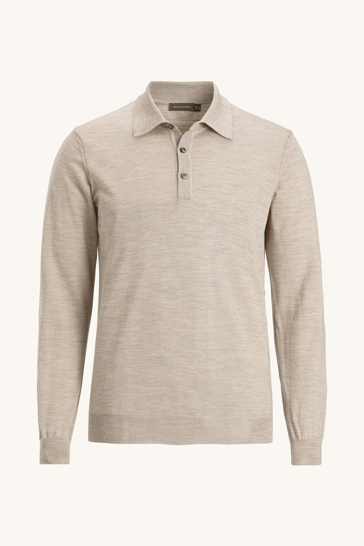 OSCAR JACOBSON Melvin Poloshirt Baked Beige - Dale