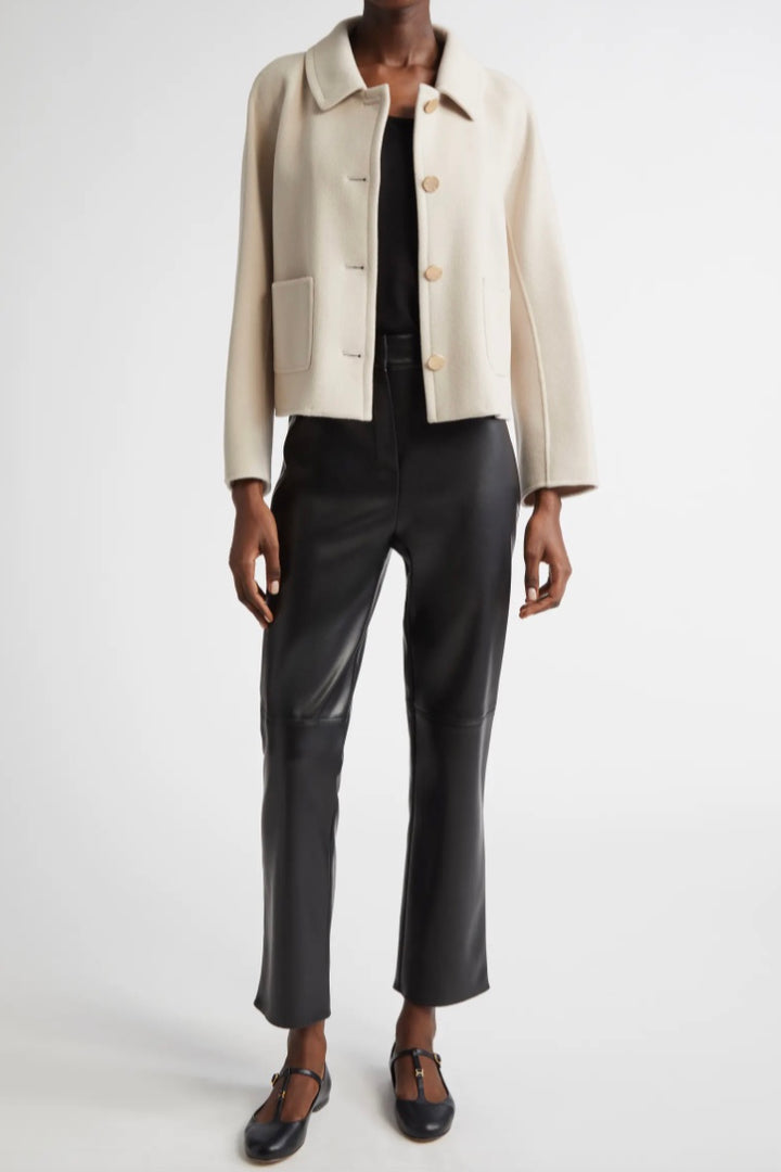 MAX MARA S' Edgard Faux Leather Pants - Dale