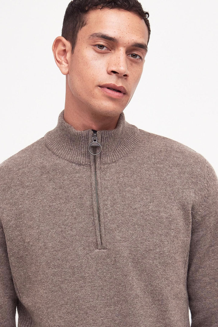 BARBOUR Holden Half Zip Military Marl - Dale