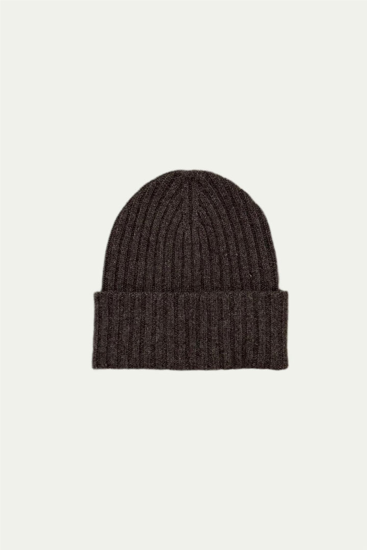 ALMA Cashmere Beanie Brown - Dale