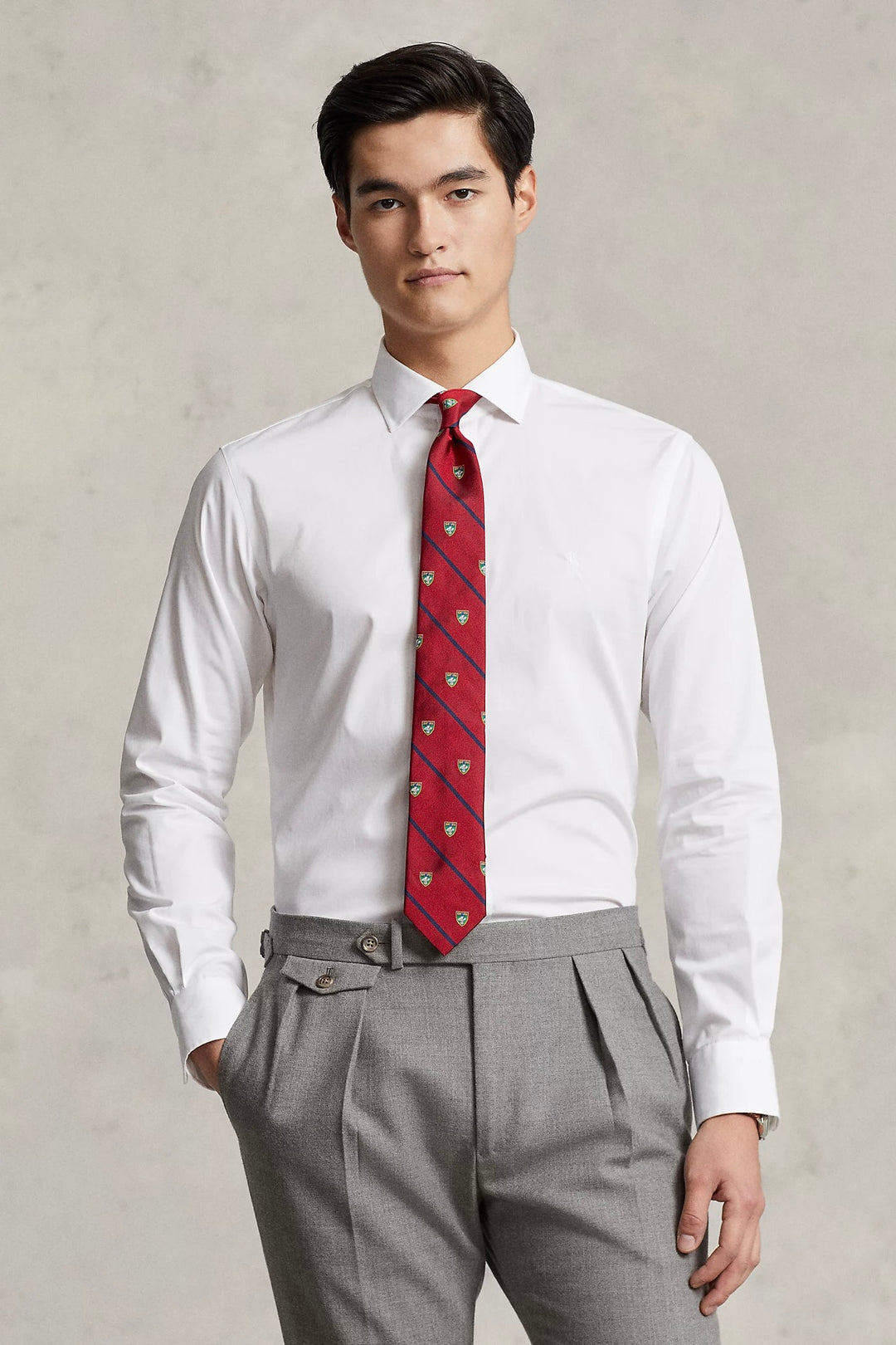 POLO RALPH LAUREN Slim Fit Poplin Shirt White - Dale