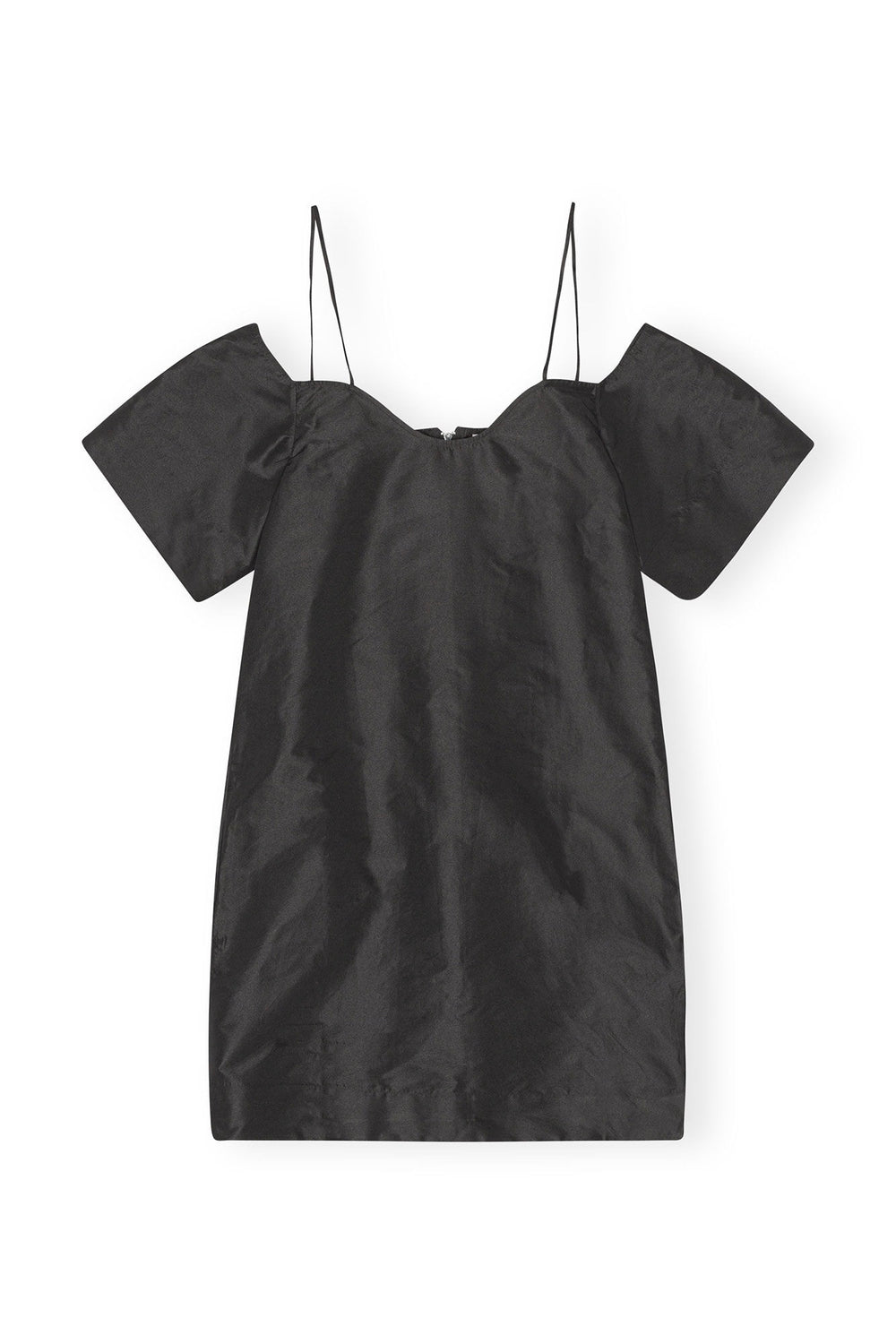 GANNI Beaded Taffeta Mini Dress - Dale