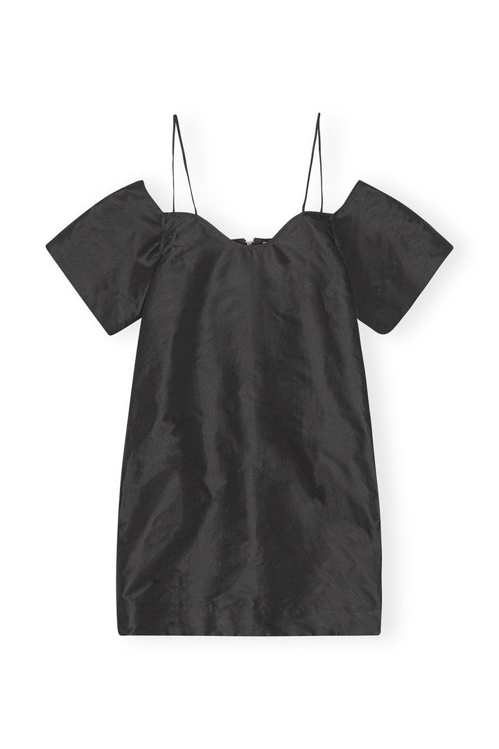 GANNI Beaded Taffeta Mini Dress - Dale