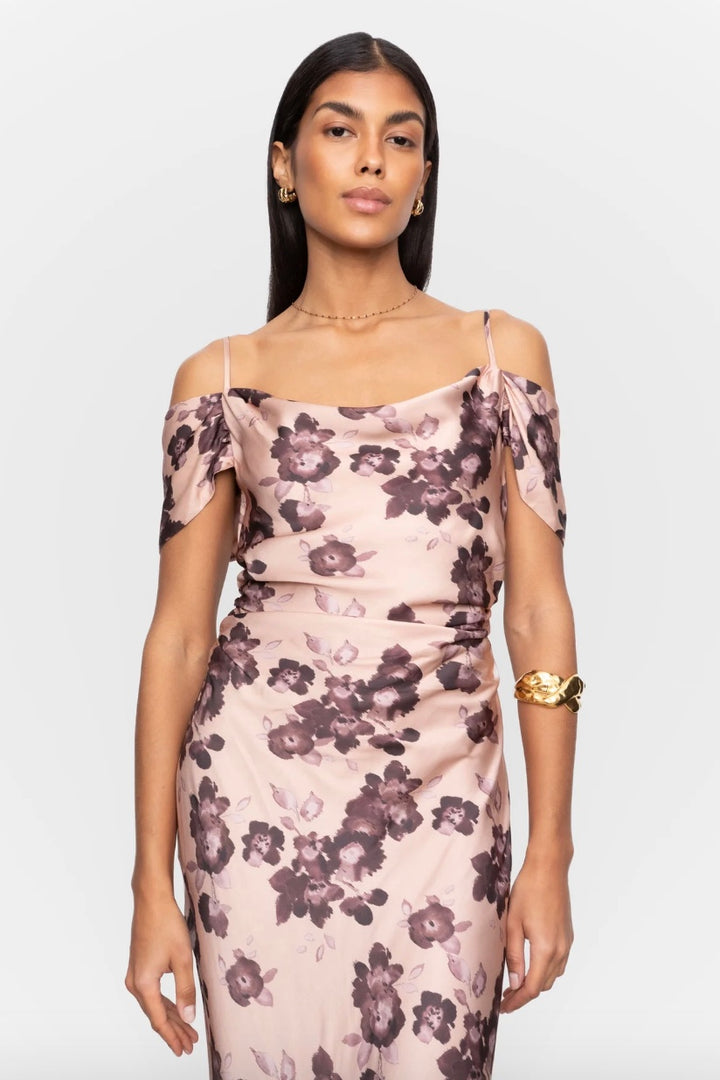 CAMILLA PIHL Lyra Dress Terracotta Floral - Dale
