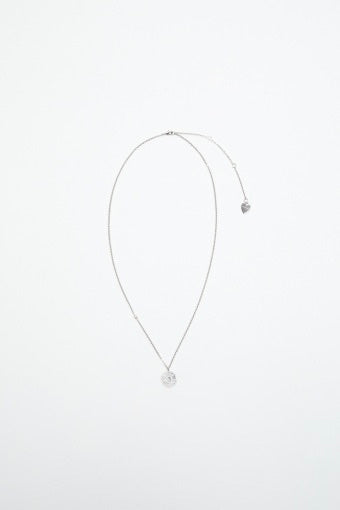 ACNE STUDIOS Denim Rivet Necklace Semi Matt Silver - Dale