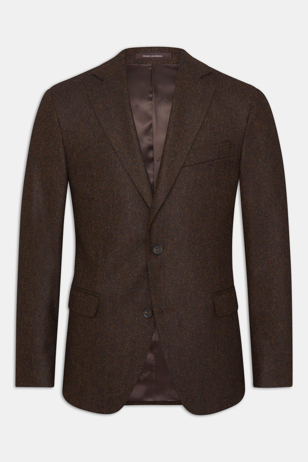 OSCAR JACOBSON Fogerty Tweed Blazer Warm Brown - Dale