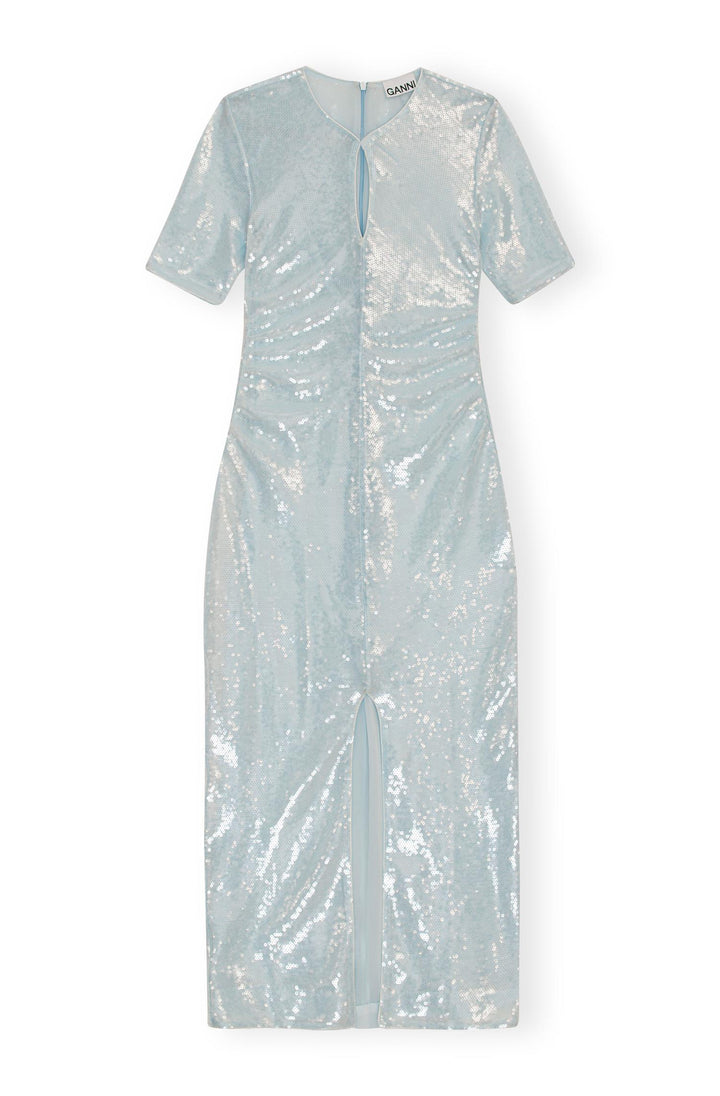 GANNI Light Sequins Long Dress - Dale