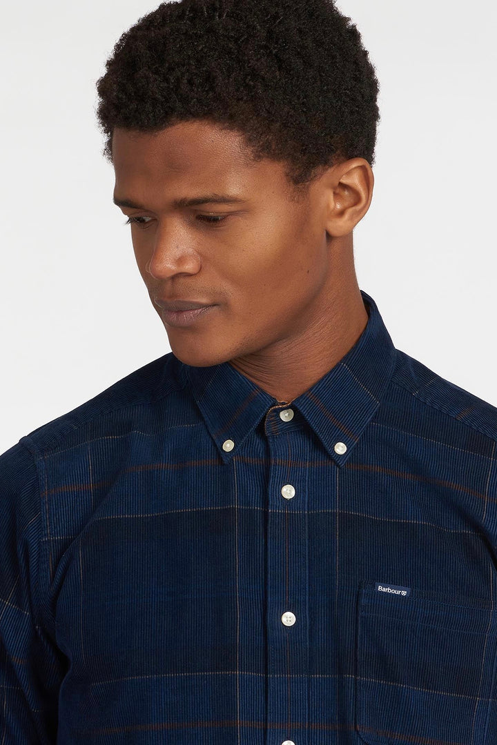 BARBOUR Blair Tailored Fit Shirt Midnight Tartan - Dale