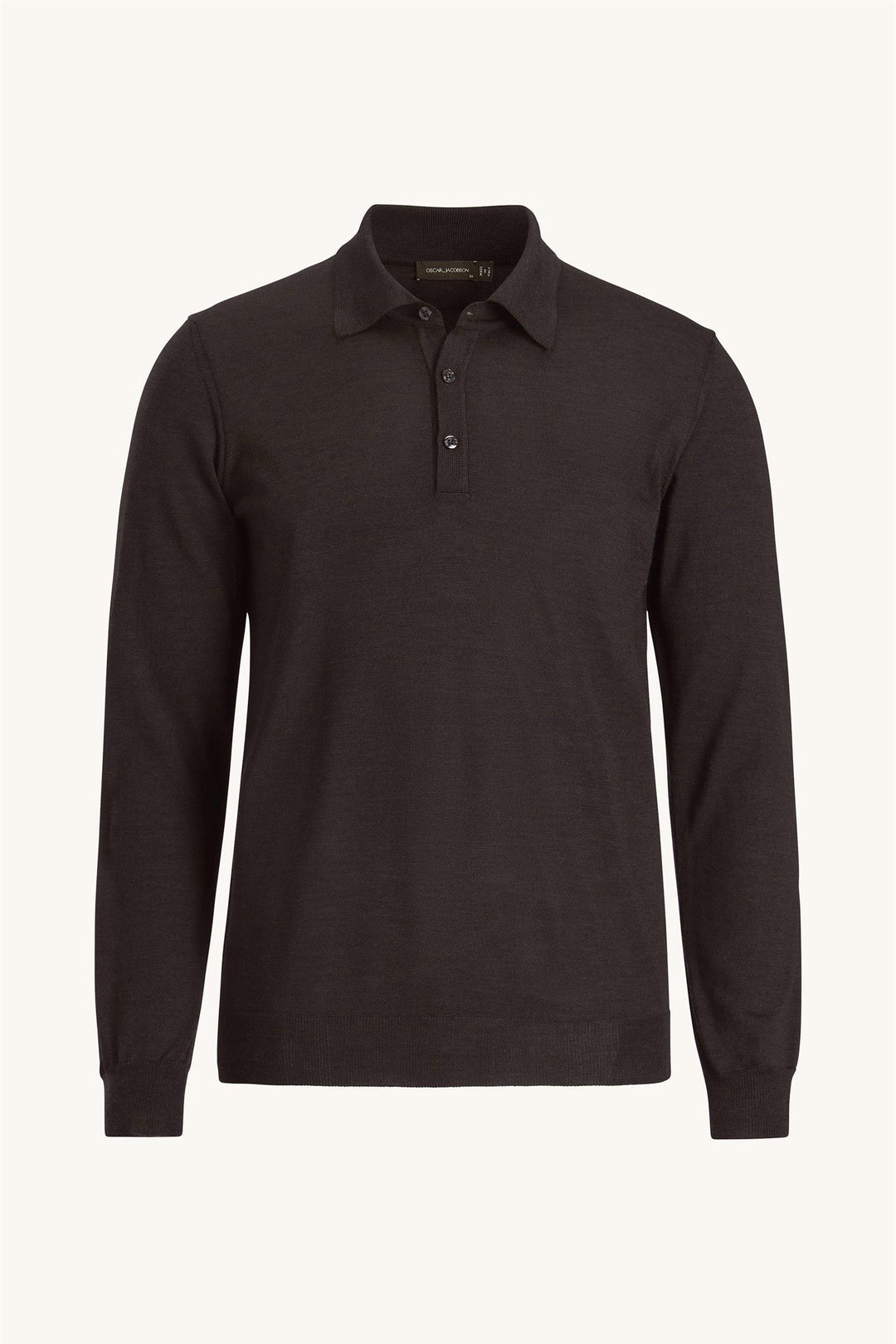 OSCAR JACOBSON Melvin Poloshirt Brown Flannel - Dale