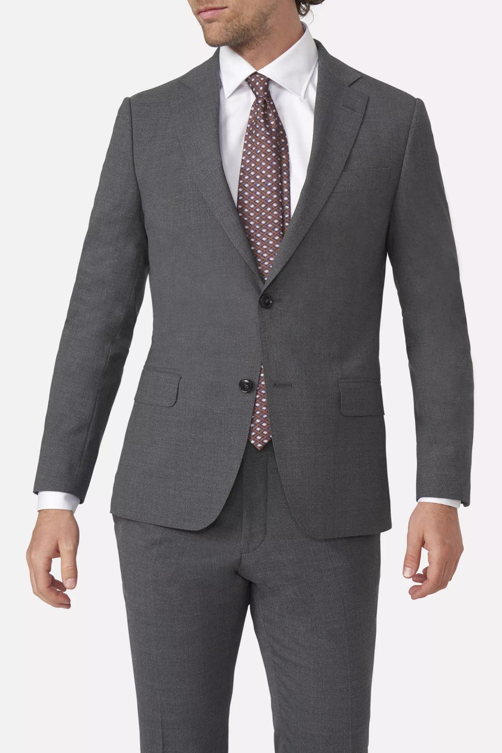 OSCAR JACOBSON Edmund Blazer Suede Grey - Dale
