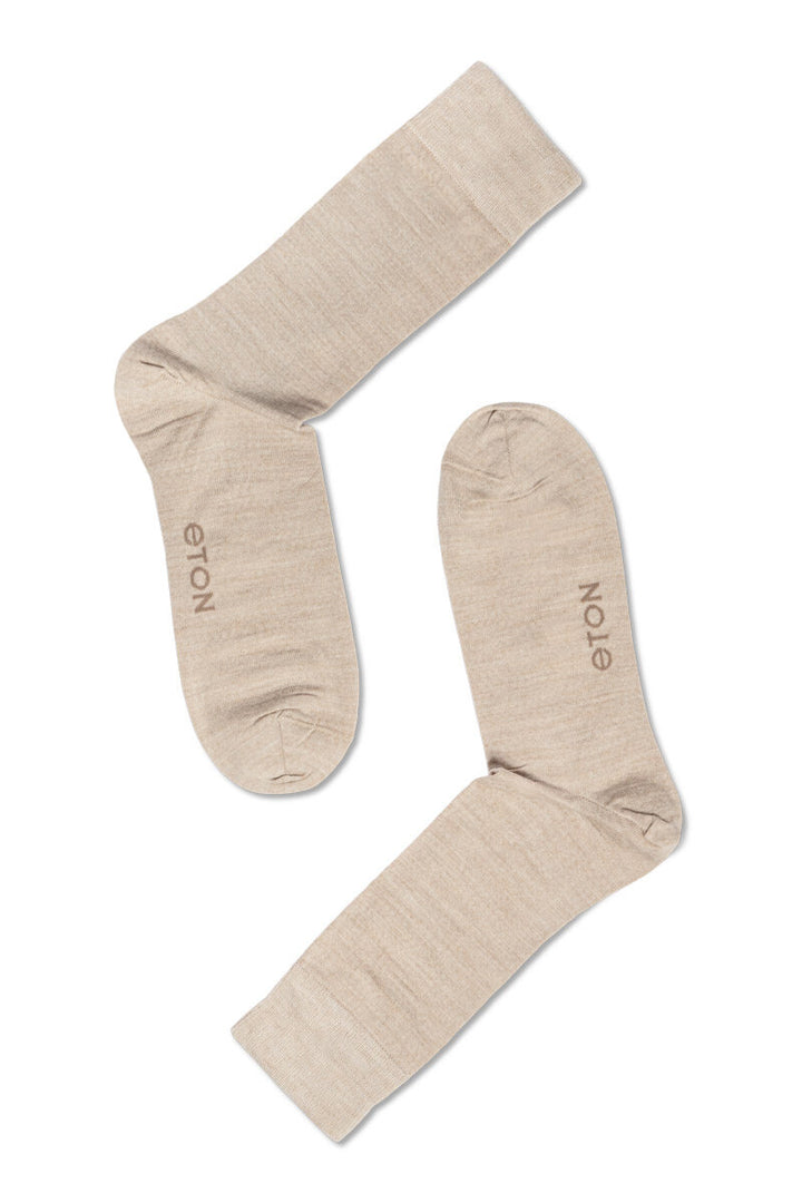 ETON Fine Wool Plain Sand 41-45 - Dale