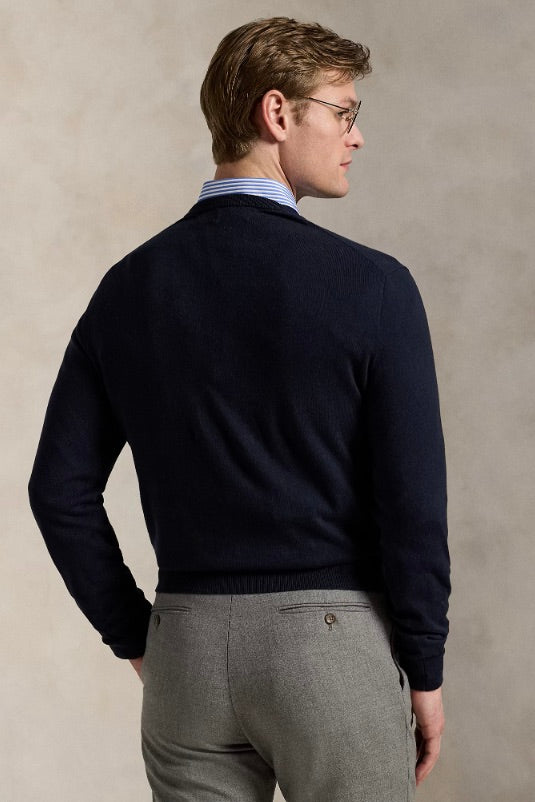 POLO RALPH LAUREN Cotton-Cashmere Crewneck Jumper Hunter Navy - Dale