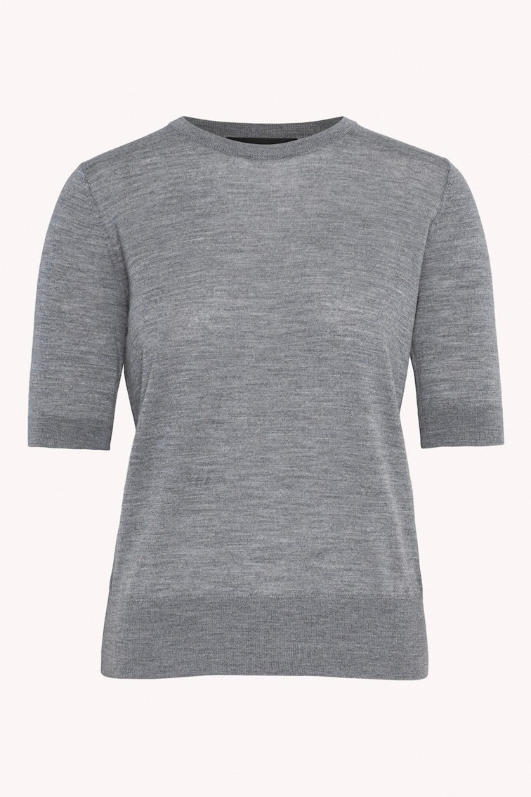 CHRISTIAN AKS Mindy Merino Knit Grey Melange - Dale