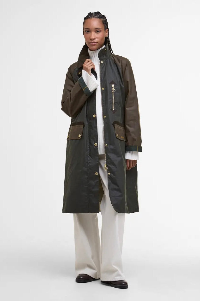 BARBOUR Barbour Evette Wax Jacket Ancient Olive - Dale