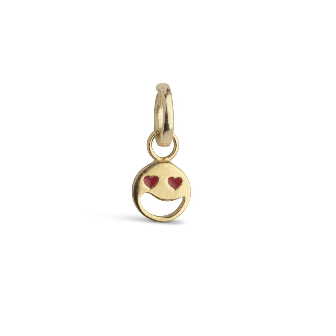 ENAMEL Charm, Funky Smiley - Dale