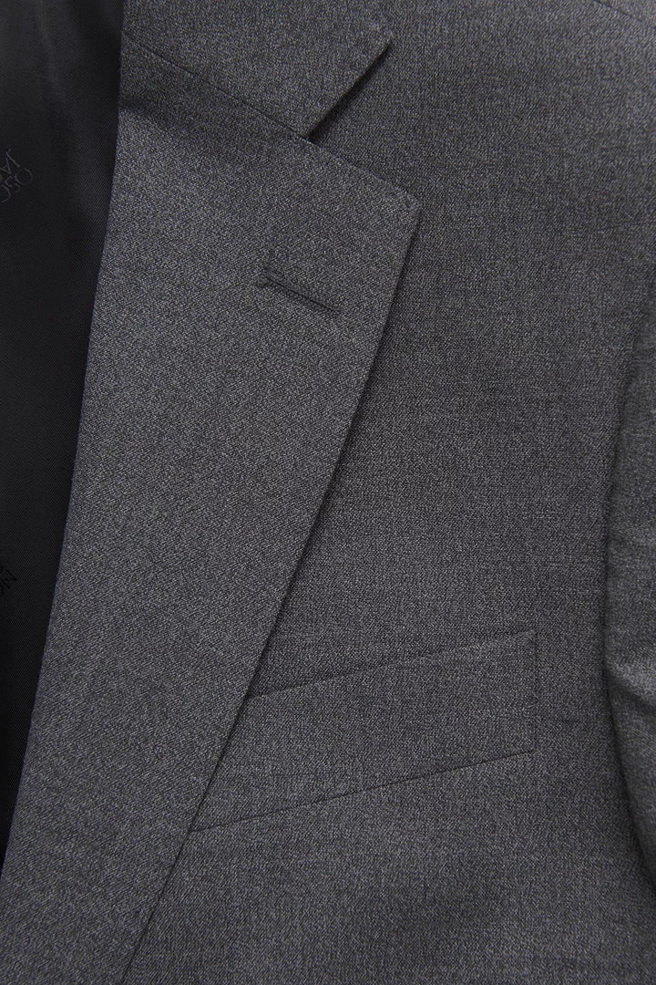 OSCAR JACOBSON Edmund Blazer Suede Grey - Dale