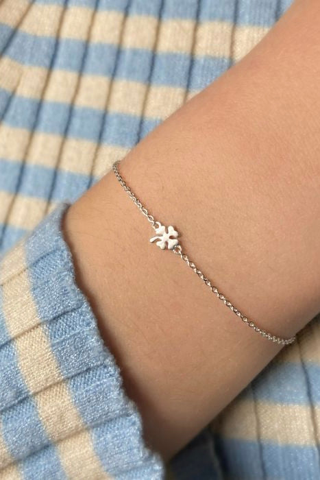 ENAMEL Clover Bracelet Silver - Dale