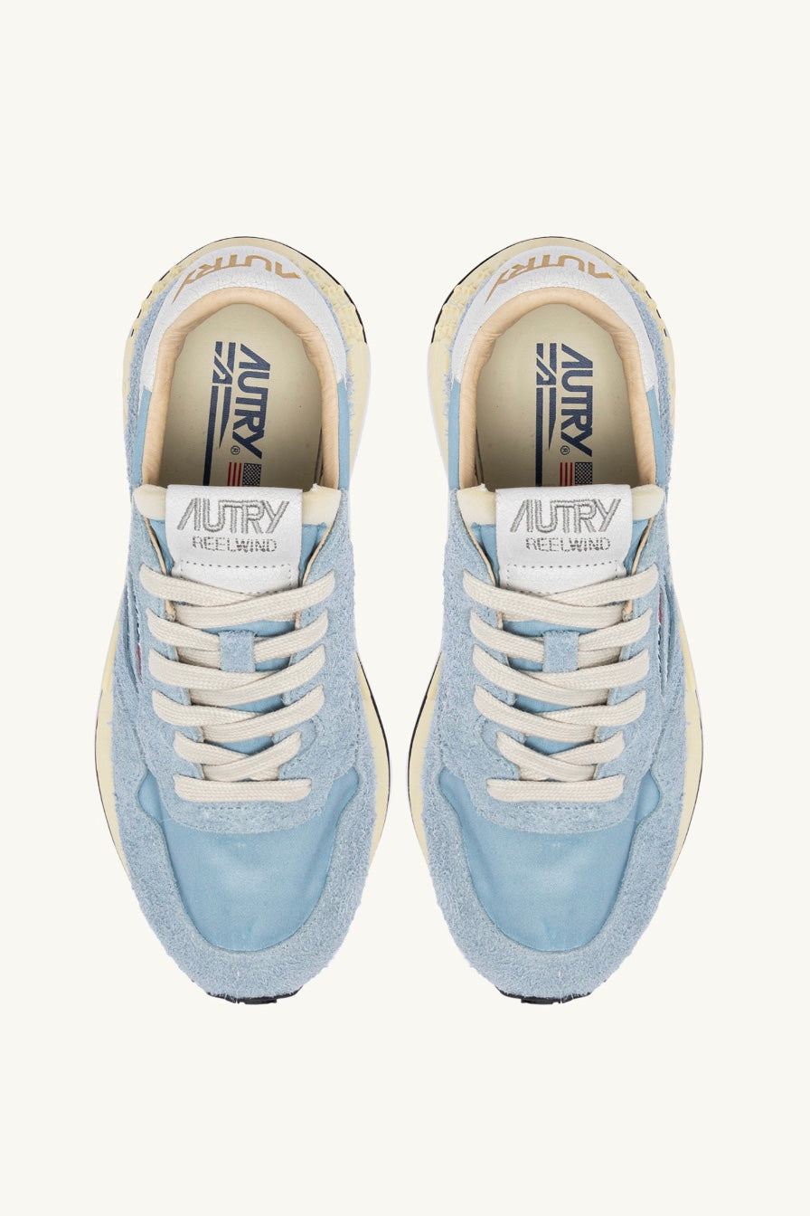 AUTRY Reelwind Low Leather Sneakers White/Celblue - Dale