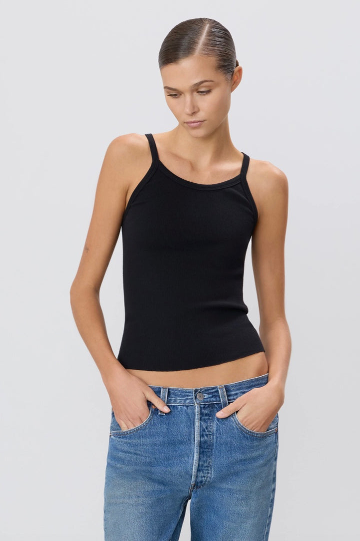 ETERNE Rib Tank Black - Dale