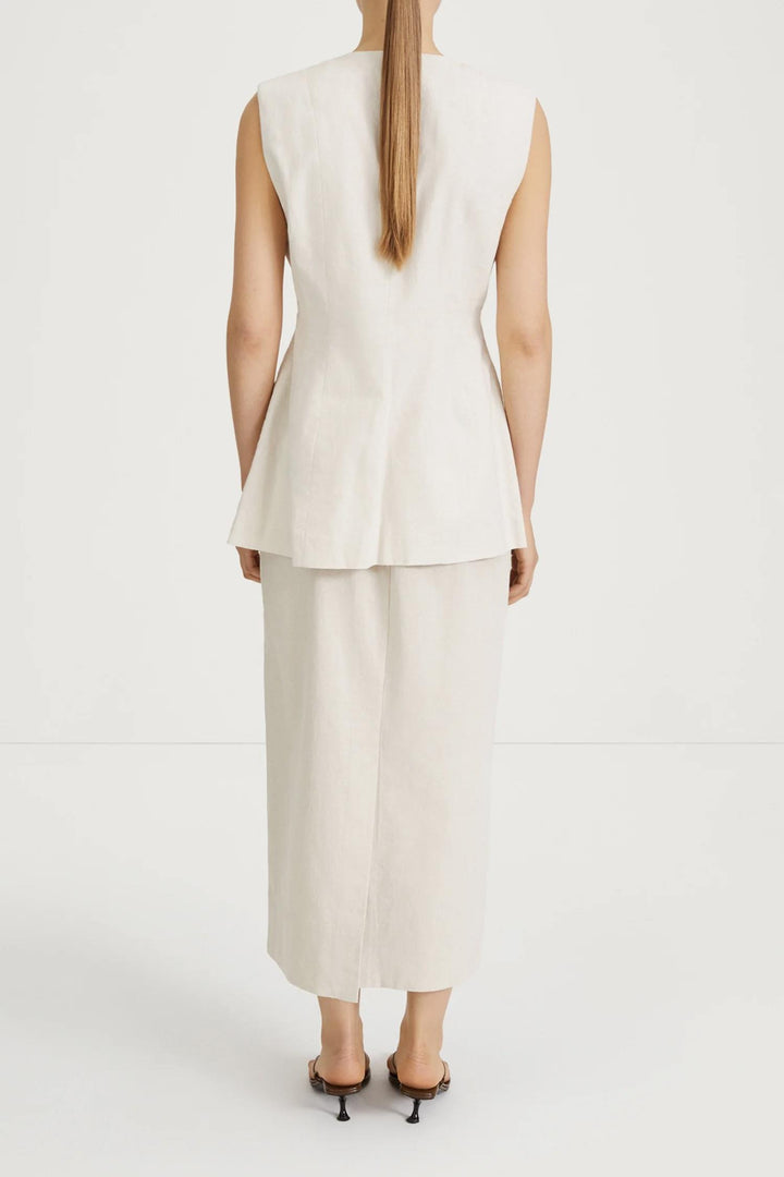 STYLEIN Sirella Vest Raw Linen - Dale