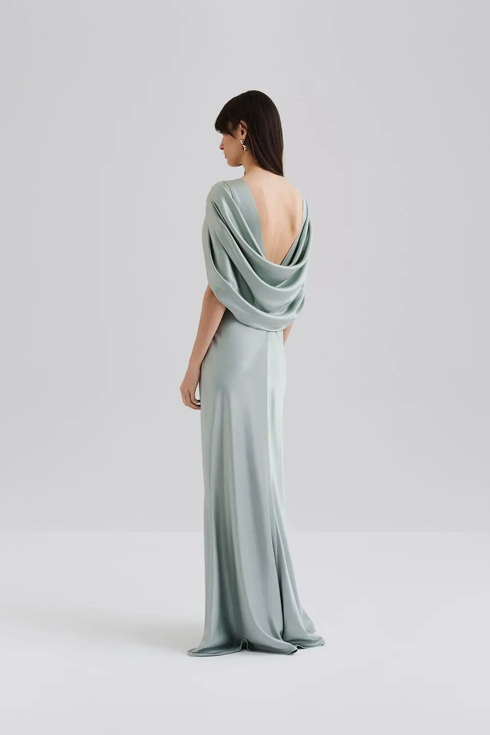 BY MALINA Louise Maxi Dress Sage - Dale