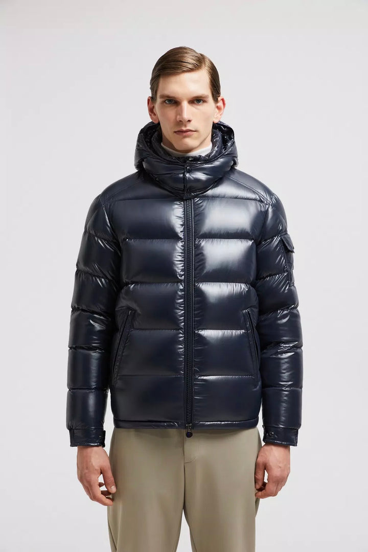 MONCLER Maya Short Down Jacket Night Blue - Dale