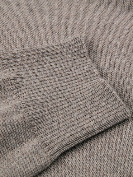 STENSTRÖMS Merino Wool Zip Cardigan Light Brown - Dale
