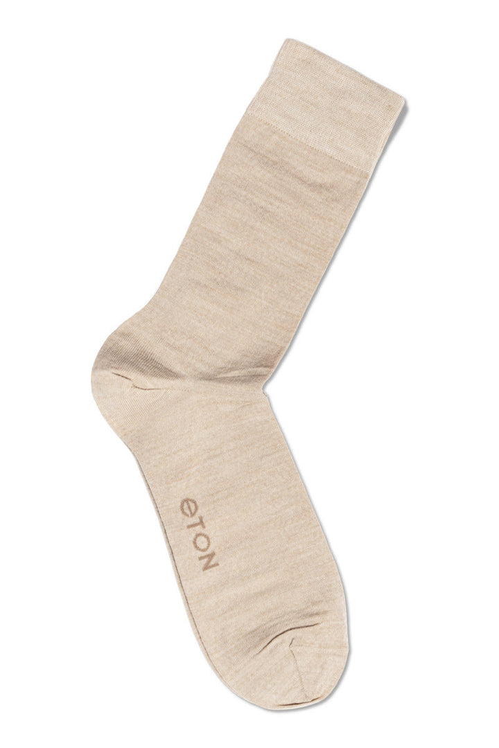 ETON Fine Wool Plain Sand 41-45 - Dale