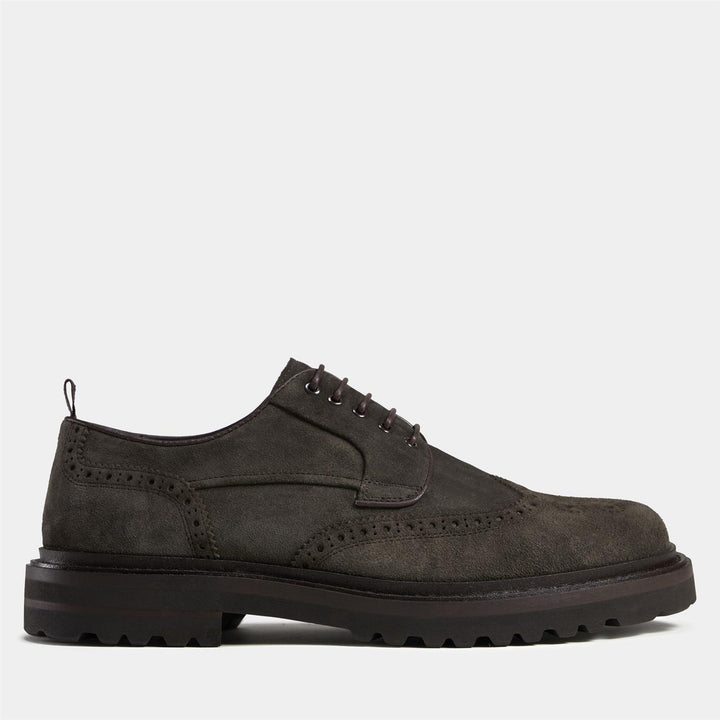 TGA Suede Brogue Grey Brown - Dale
