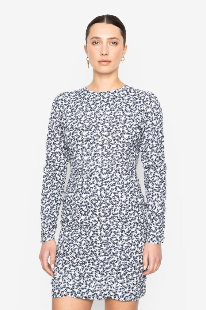 CAMILLA PIHL Alessia Dress Navy Rosehip Print - Dale
