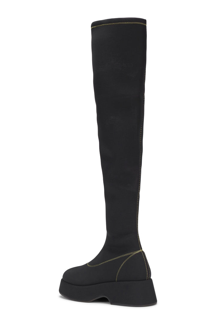 GANNI Retro Flatform Overknee Sockboot - Dale