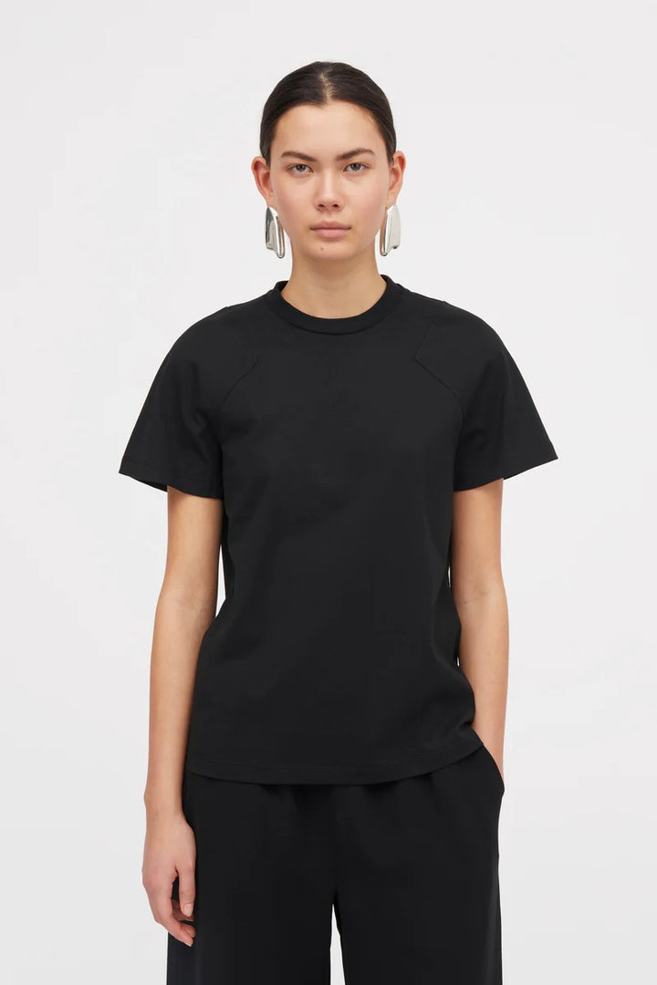 MKDT. (Mark Tan) LAIA COTTON T-SHIRT BLACK - Dale