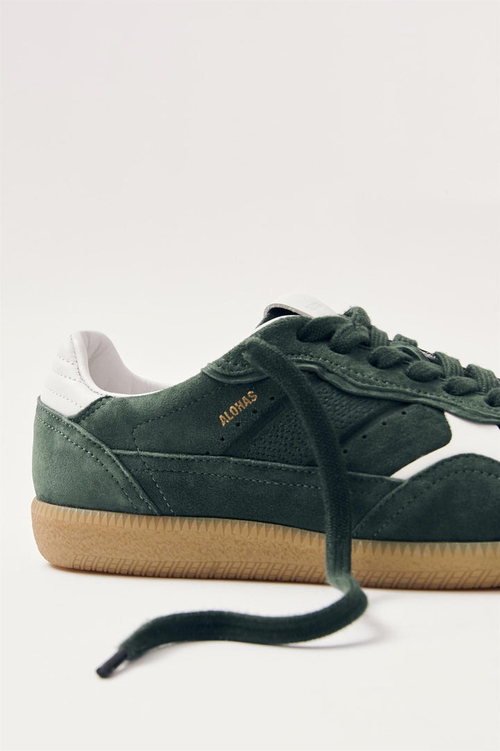 ALOHAS Tb. 490 Rife Forest Green Leather Sneakers - Dale