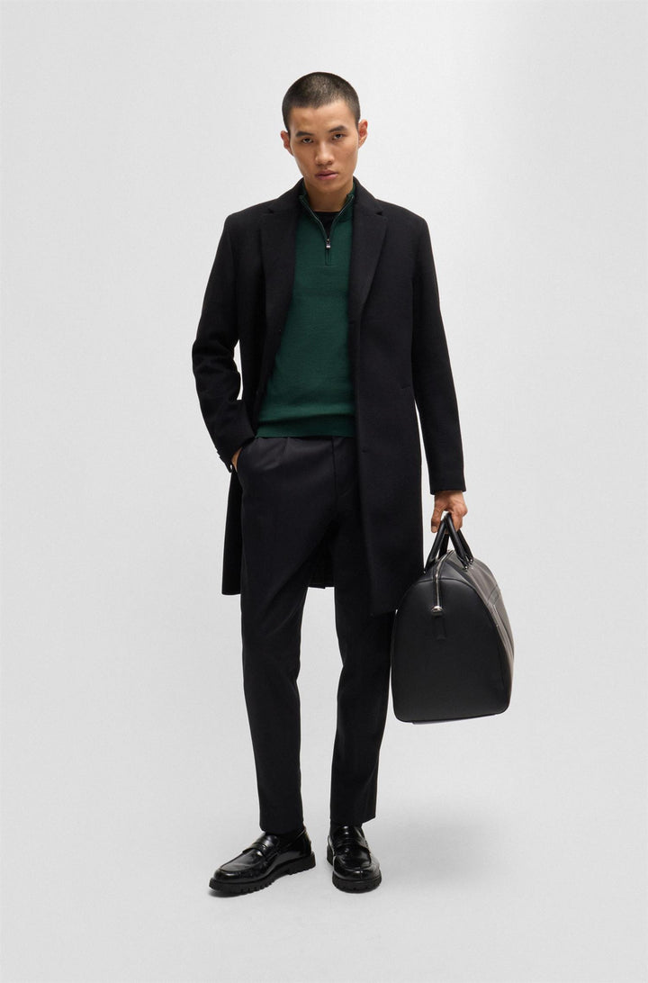 BOSS Ebenji Half Zip Open Green - Dale