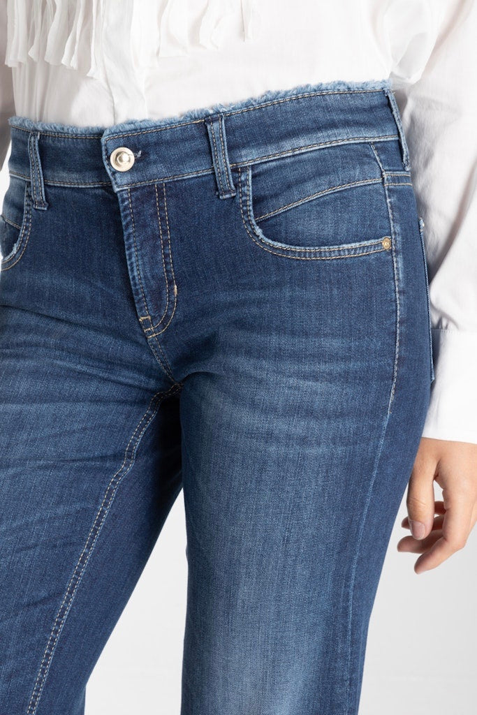 CAMBIO Tess Wide Leg Fransenbund - Dale