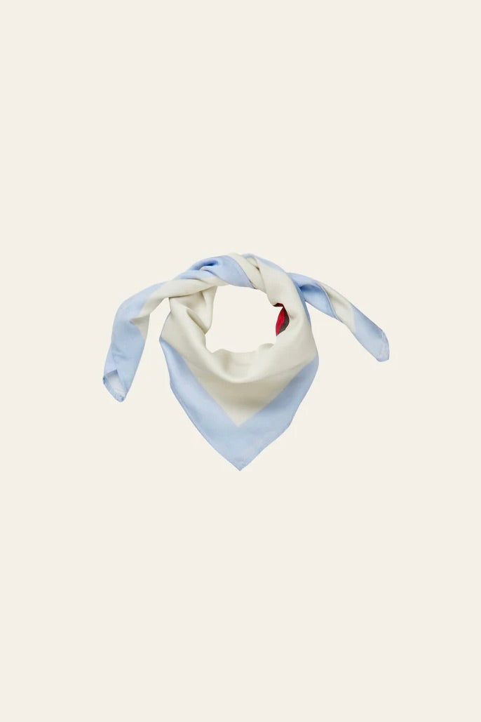 LES DEUX Titus Neckercheif Ivory/Summer Sky - Dale