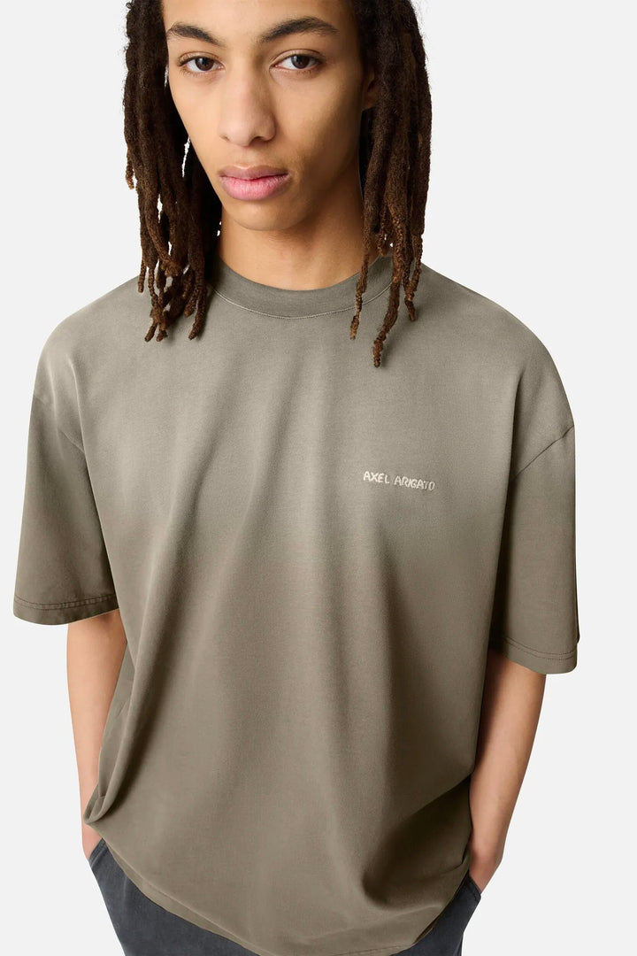 AXEL ARIGATO Gradient T-Shirt Cedar Brown - Dale